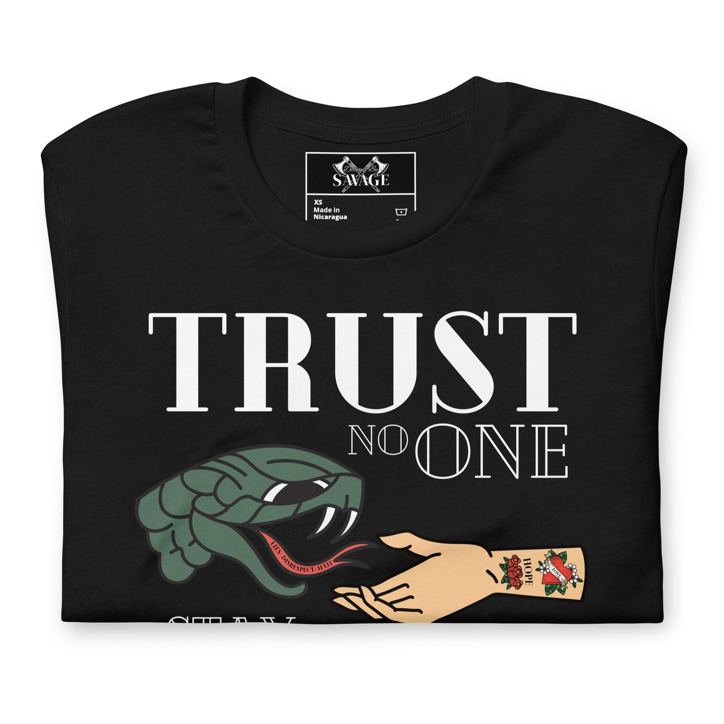 Trust No One Stay Savage T-Shirt for Divorced Dads