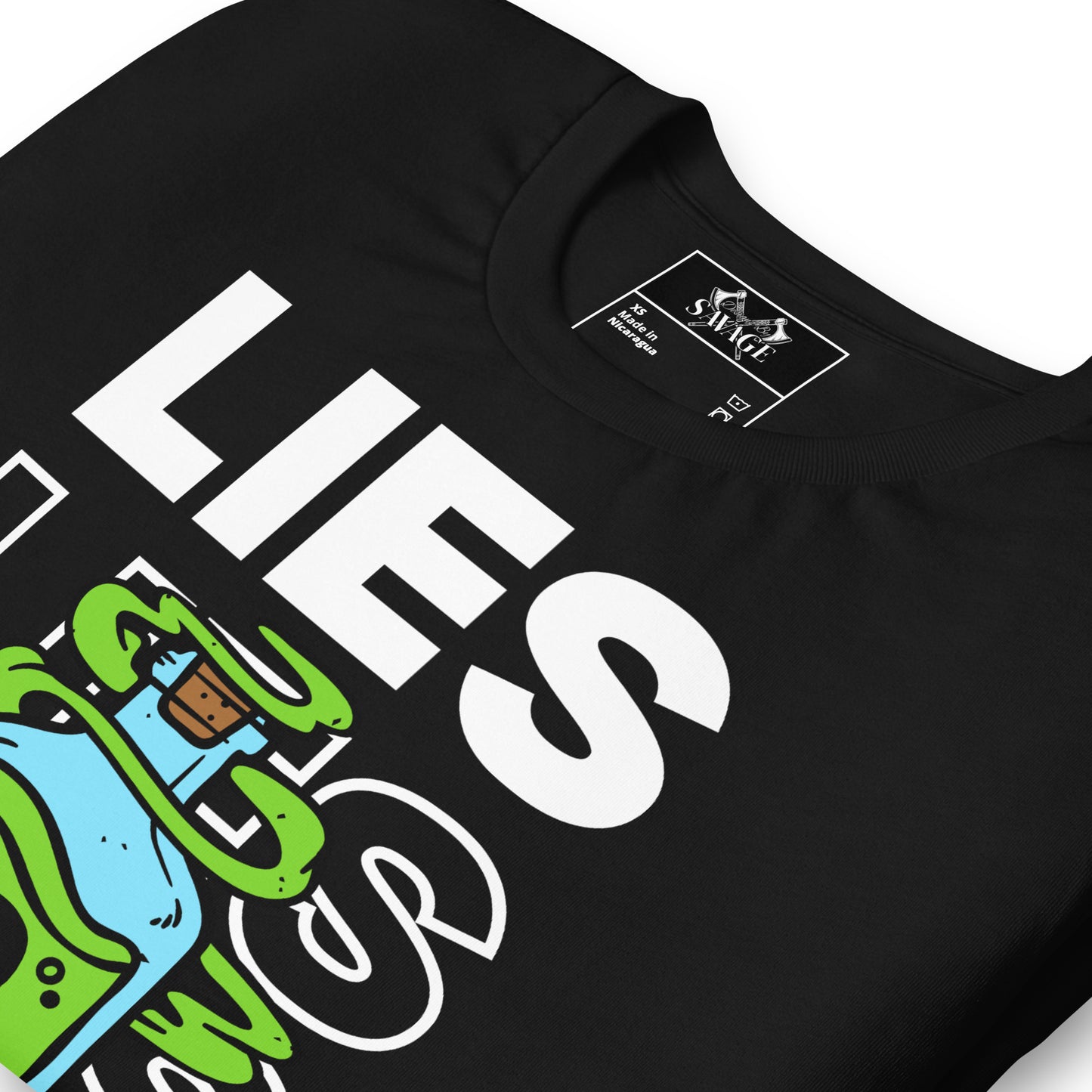 Lies Are Poison T-Shirt - Expose the Truth