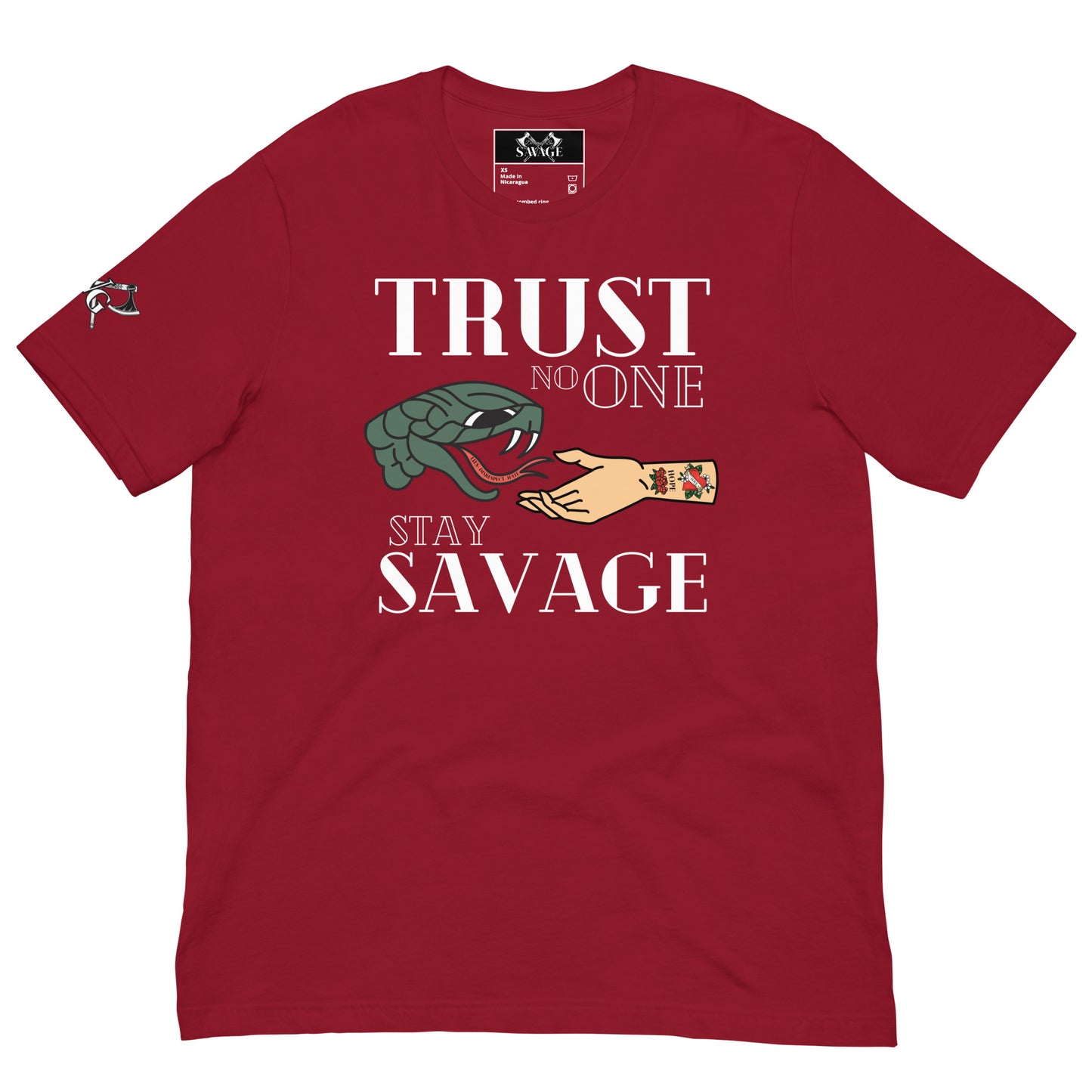 Trust No One Stay Savage T-Shirt for Divorced Dads