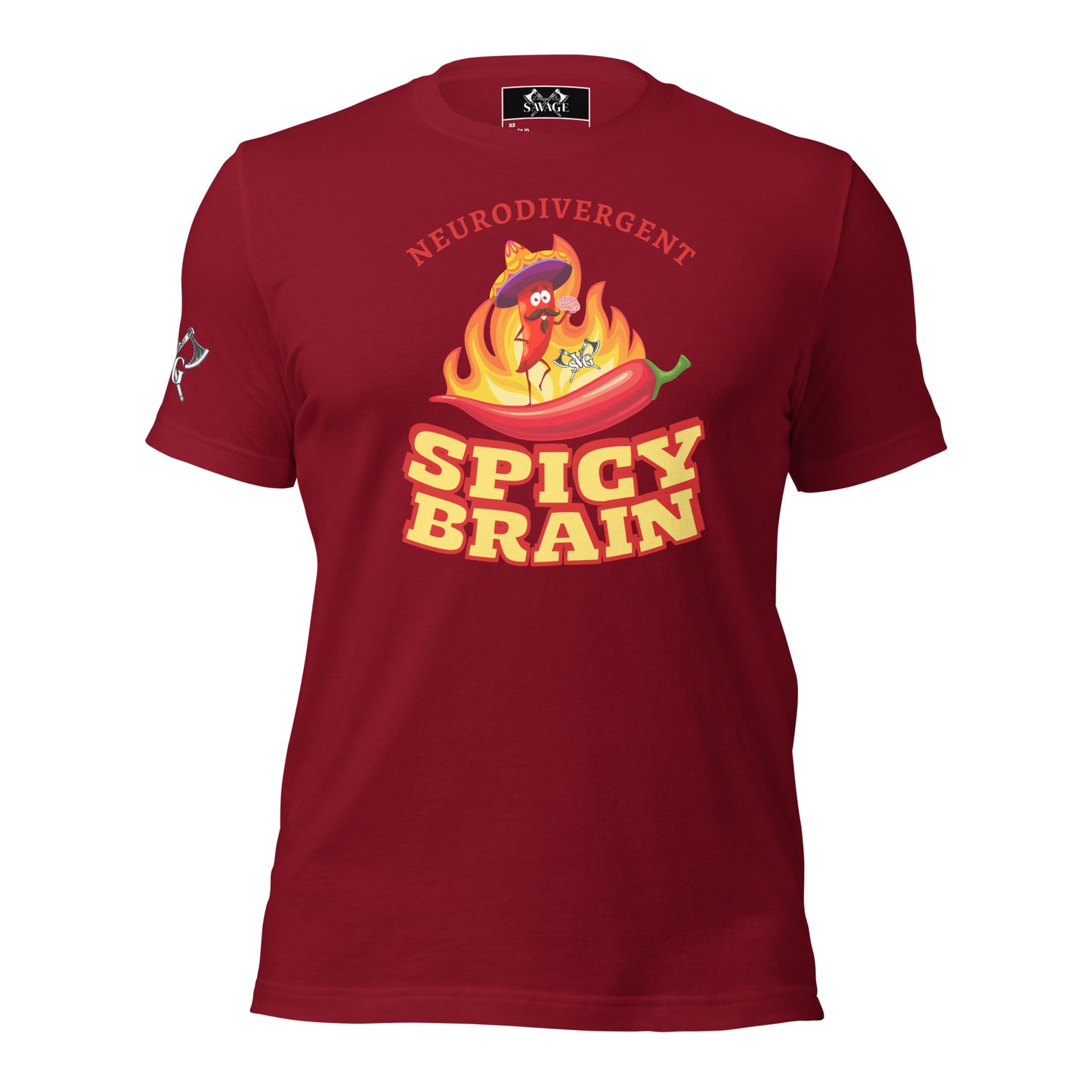 Spicy Brain Graphic Tee - Embrace Your Neurodiversity