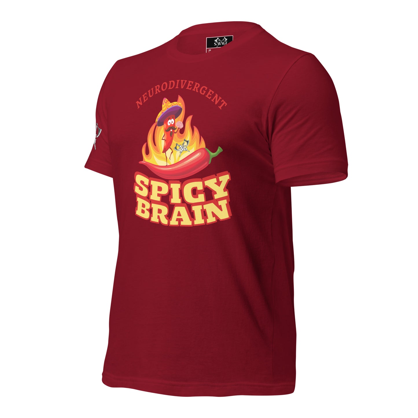 Spicy Brain Graphic Tee - Embrace Your Neurodiversity