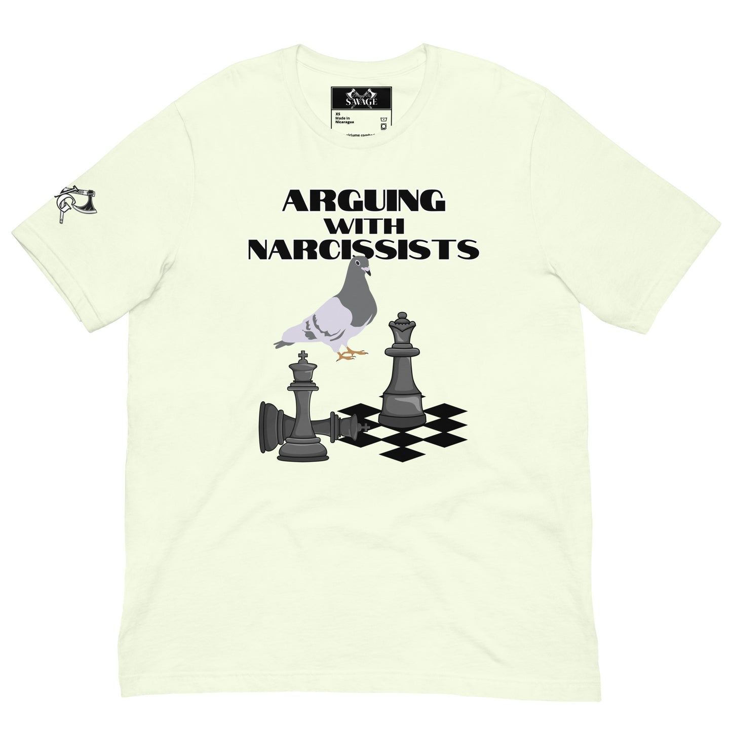 "Chess with a Pigeon" Tee: Arguing with Narcissists II