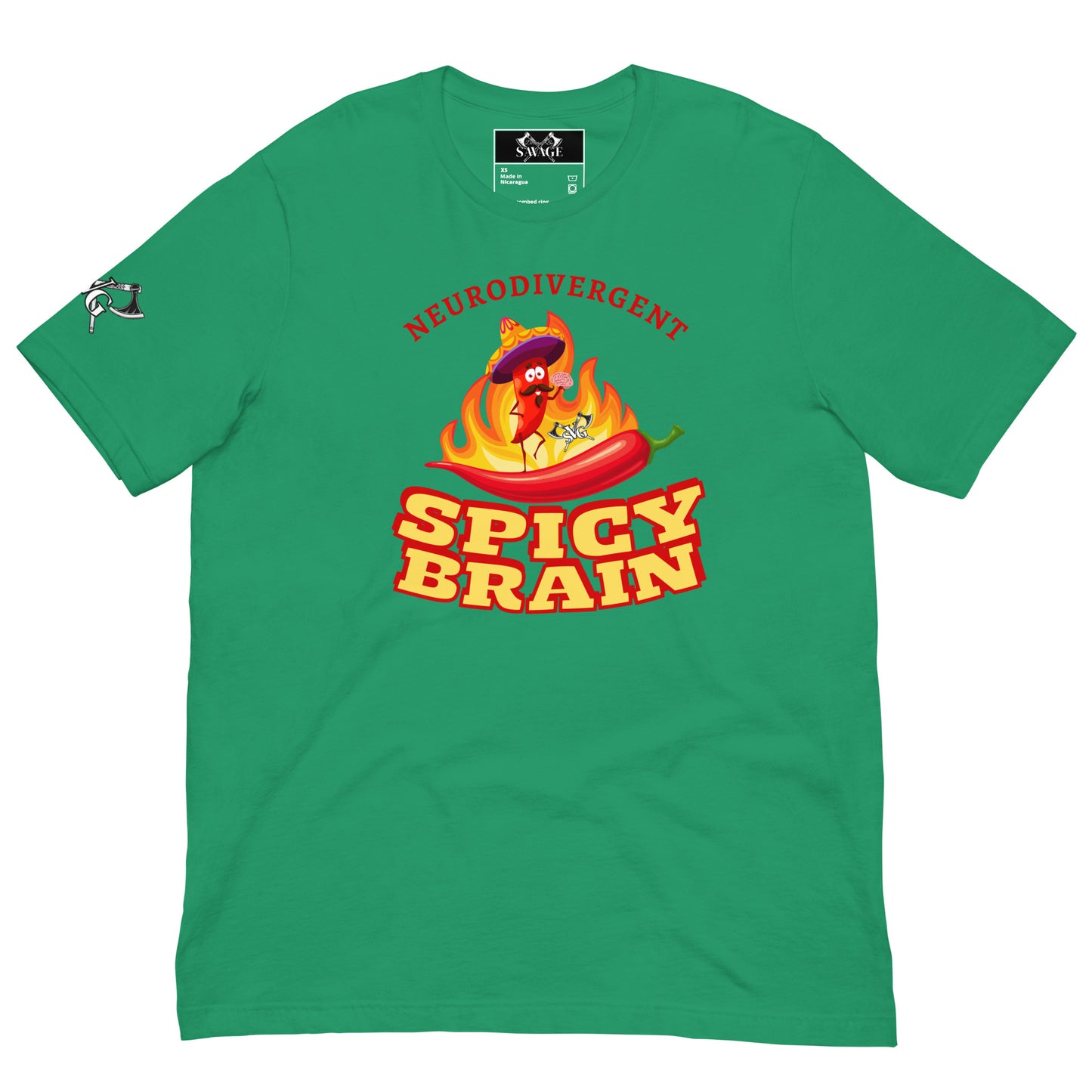 Spicy Brain Graphic Tee - Embrace Your Neurodiversity