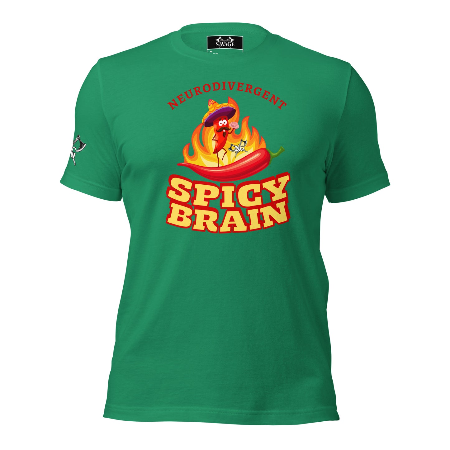 Spicy Brain Graphic Tee - Embrace Your Neurodiversity