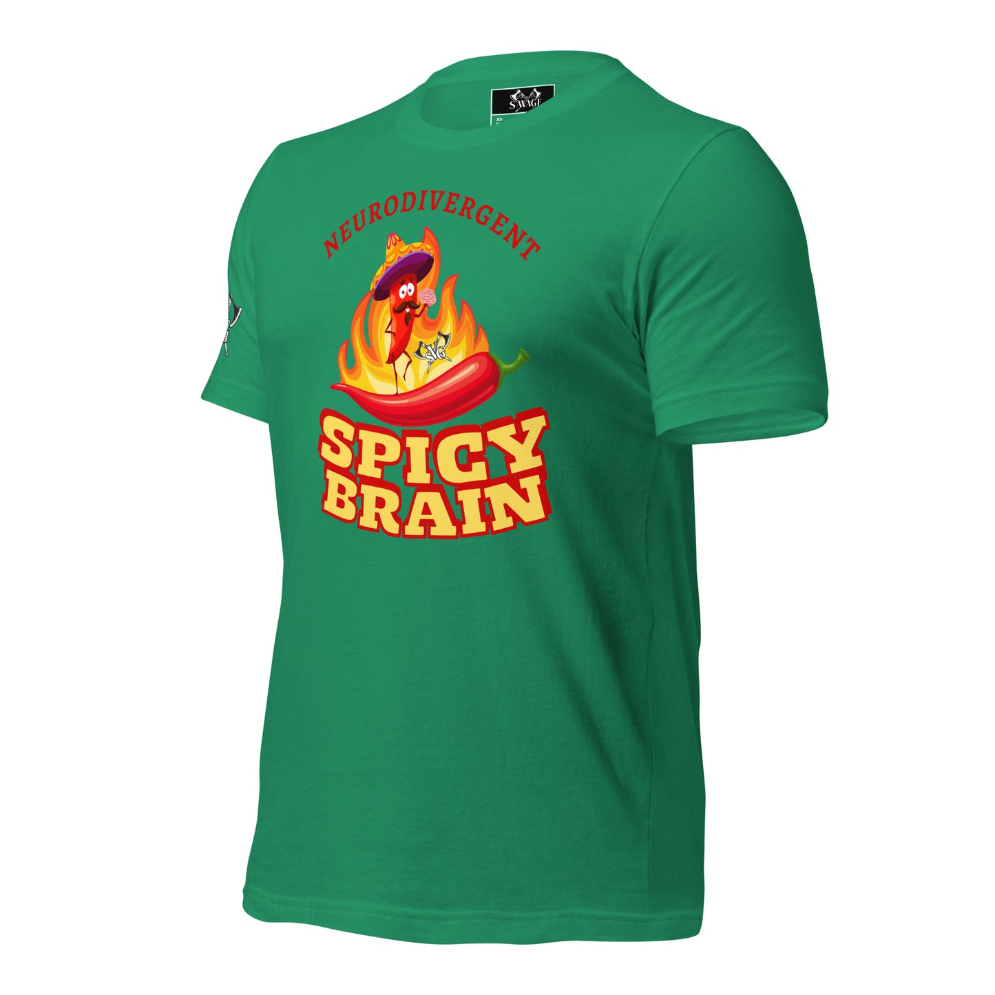 Spicy Brain Graphic Tee - Embrace Your Neurodiversity