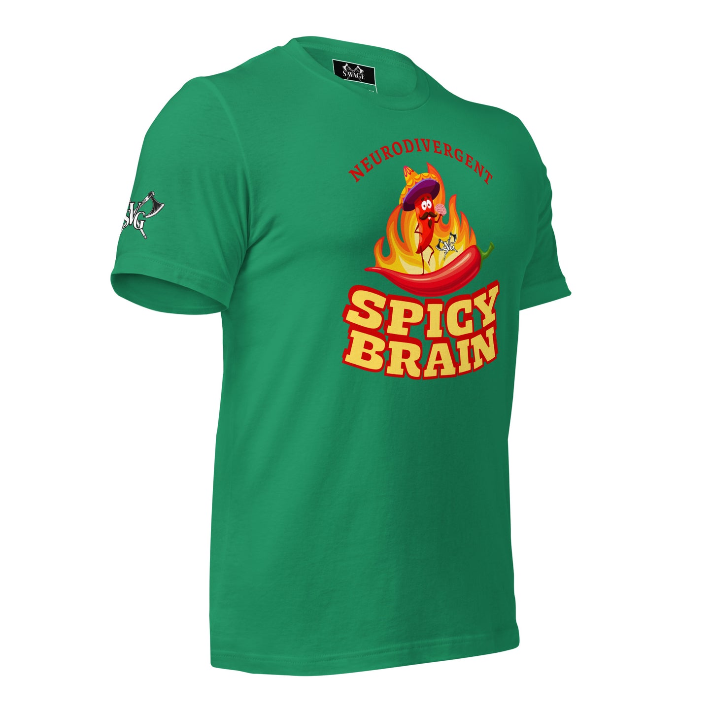 Spicy Brain Graphic Tee - Embrace Your Neurodiversity