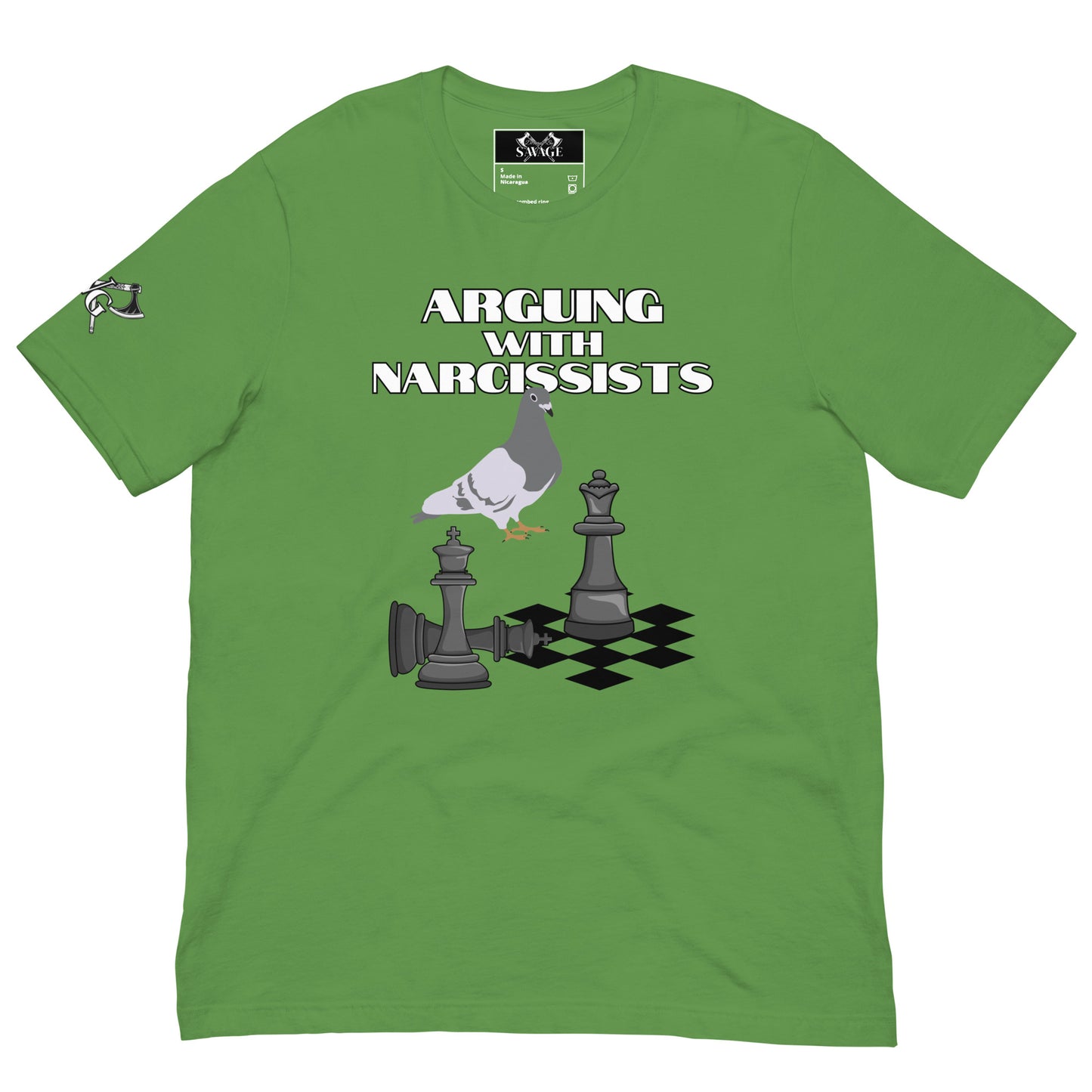 "Chess with a Pigeon" Tee: Arguing with Narcissists