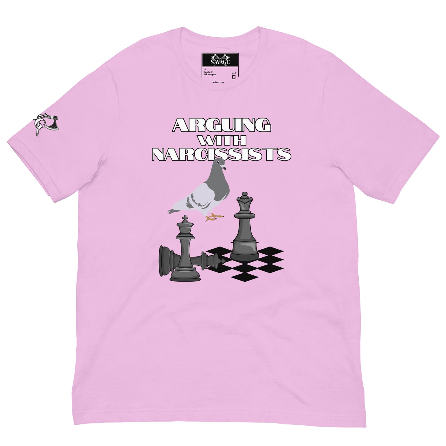 "Chess with a Pigeon" Tee: Arguing with Narcissists