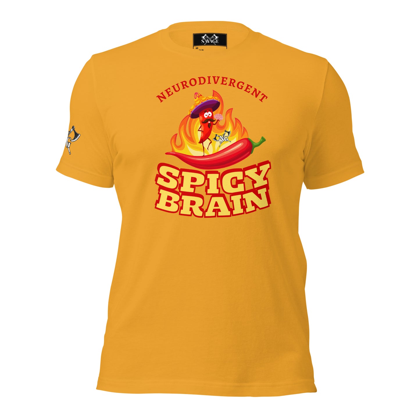 Spicy Brain Graphic Tee - Embrace Your Neurodiversity