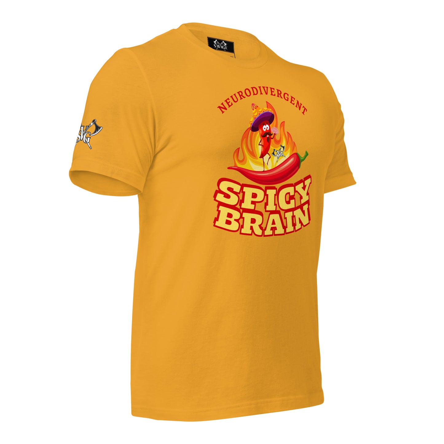 Spicy Brain Graphic Tee - Embrace Your Neurodiversity