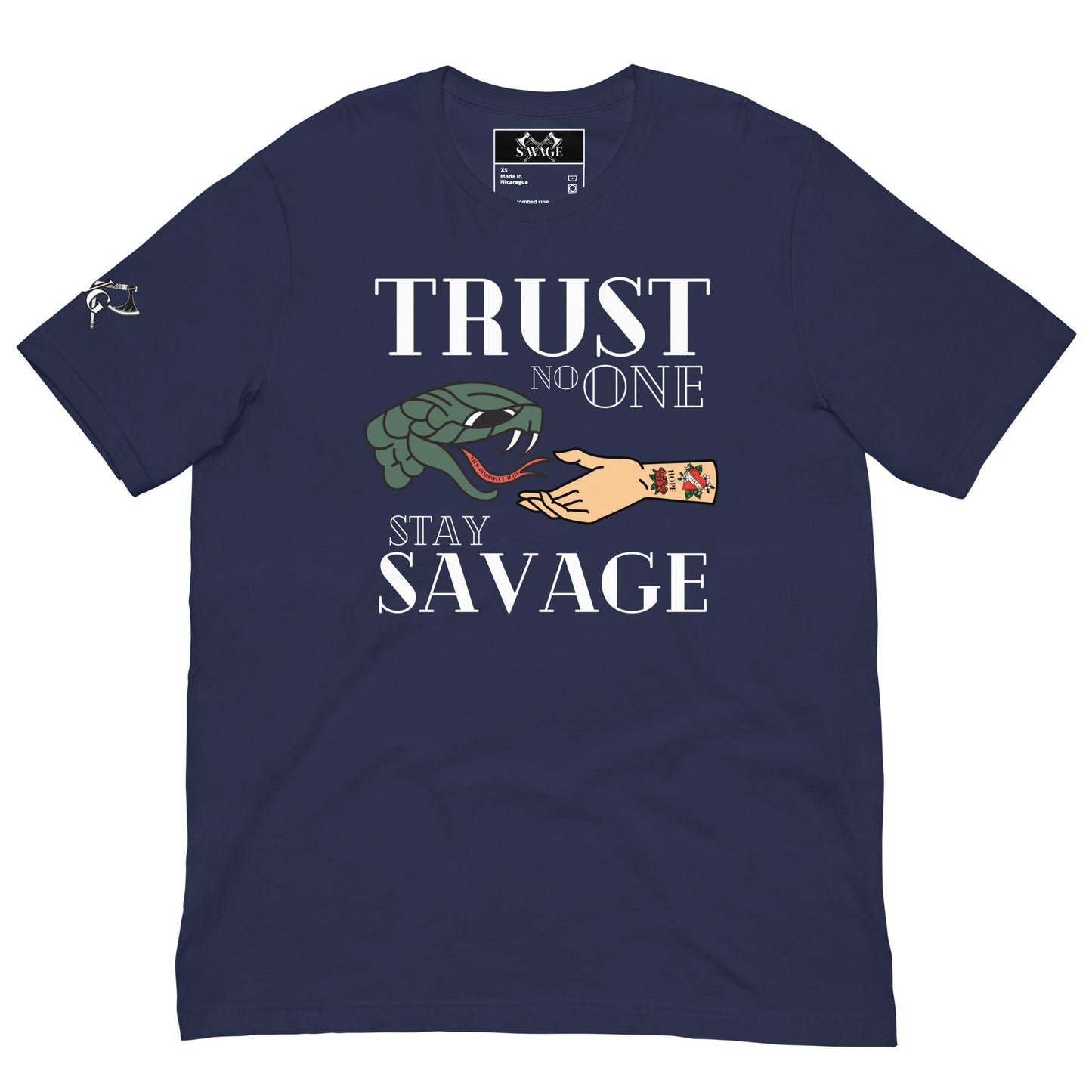 Trust No One Stay Savage T-Shirt for Divorced Dads