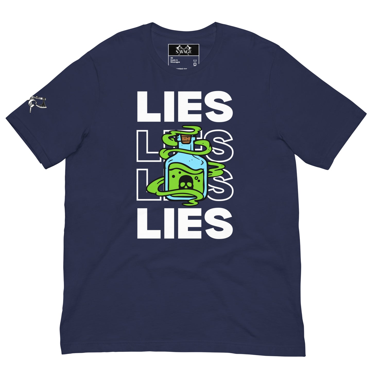 Lies Are Poison T-Shirt - Expose the Truth