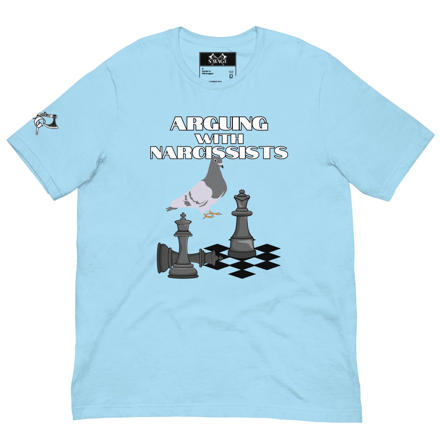 "Chess with a Pigeon" Tee: Arguing with Narcissists