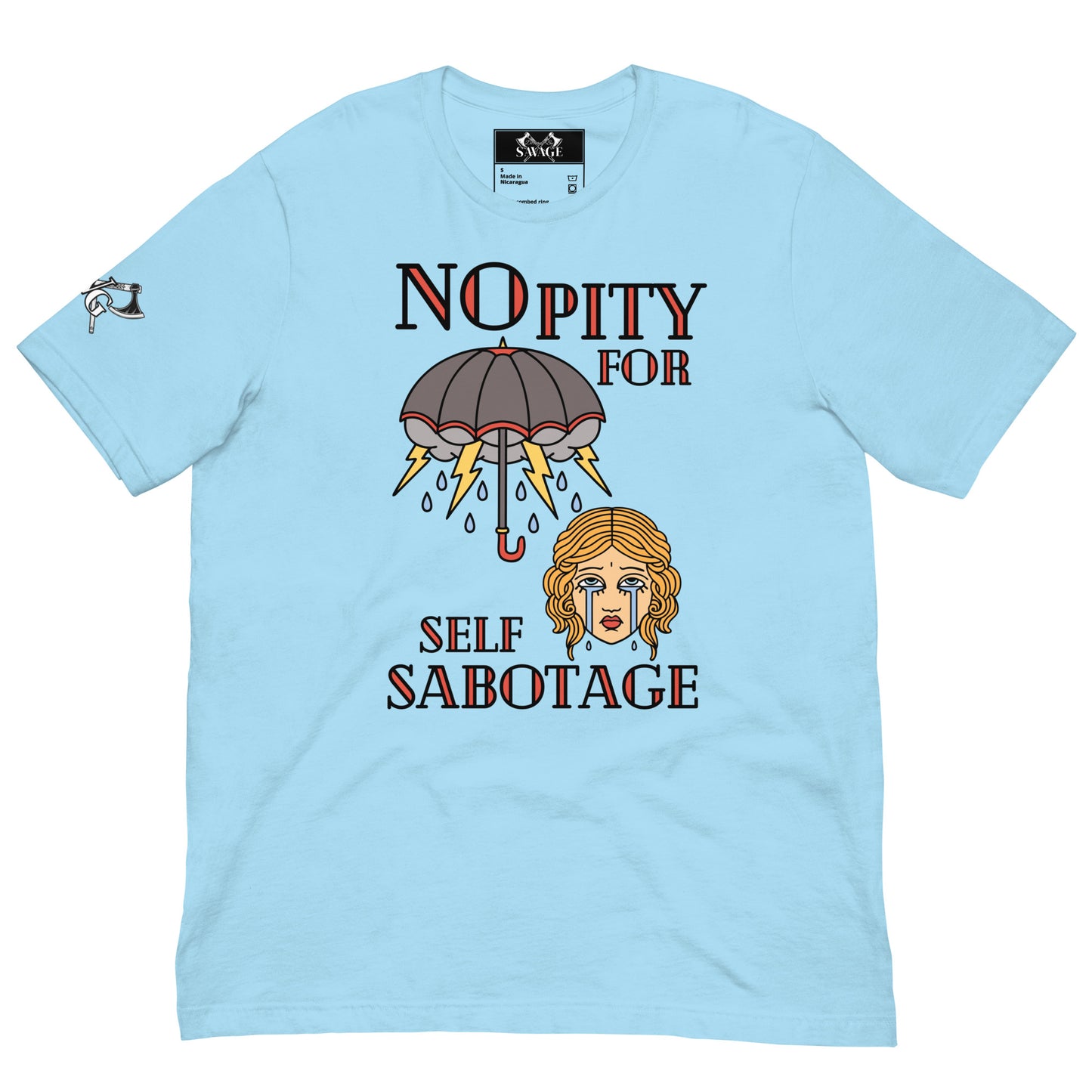 No Pity For Self-Sabotage Tee - Narc Abuse T-Shirt