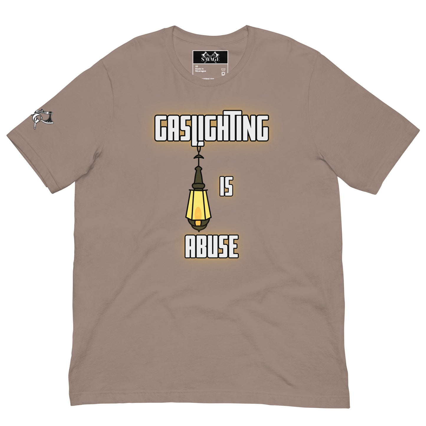 Gaslighting is Abuse Awareness Tee - Glow Edition