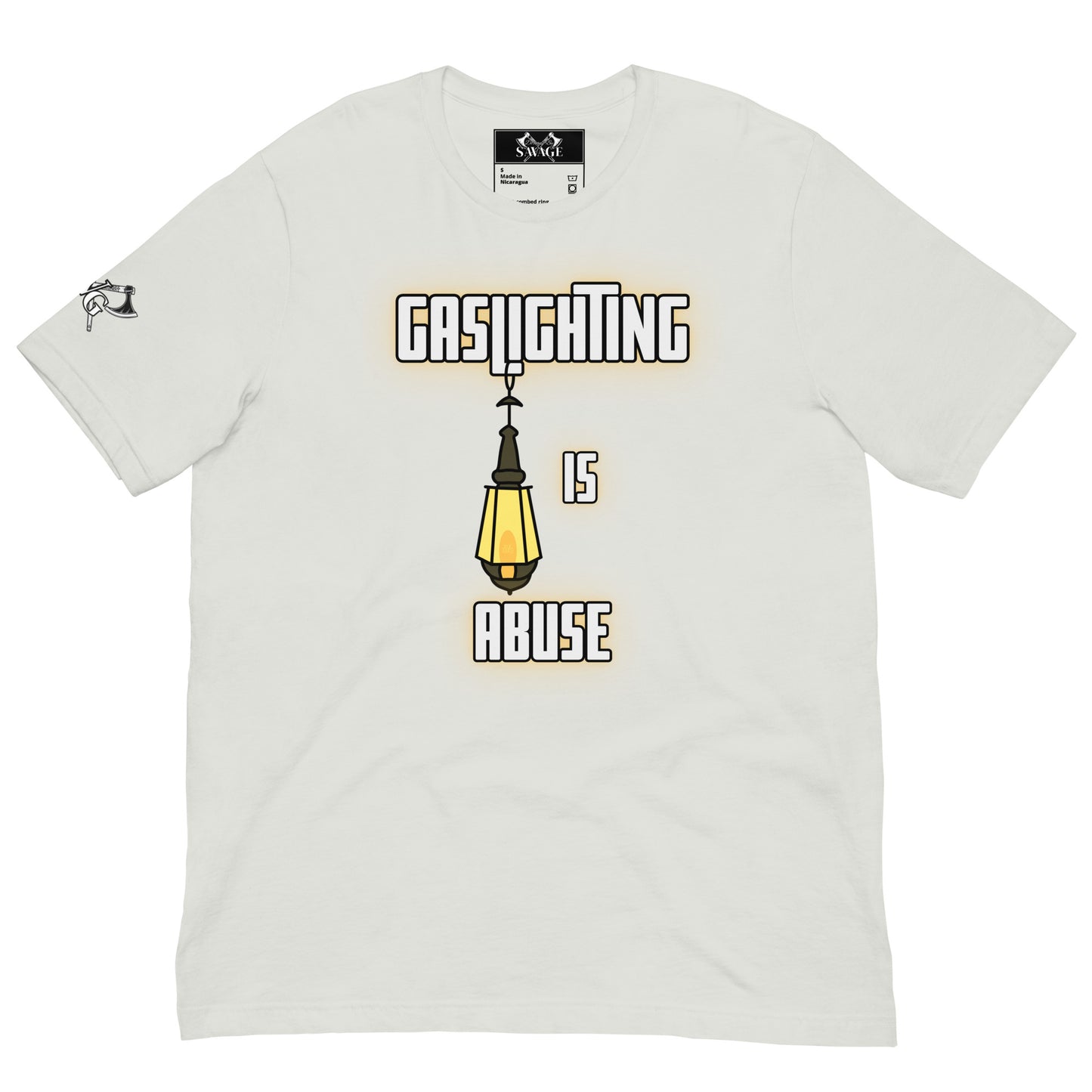 Gaslighting is Abuse Awareness Tee - Glow Edition