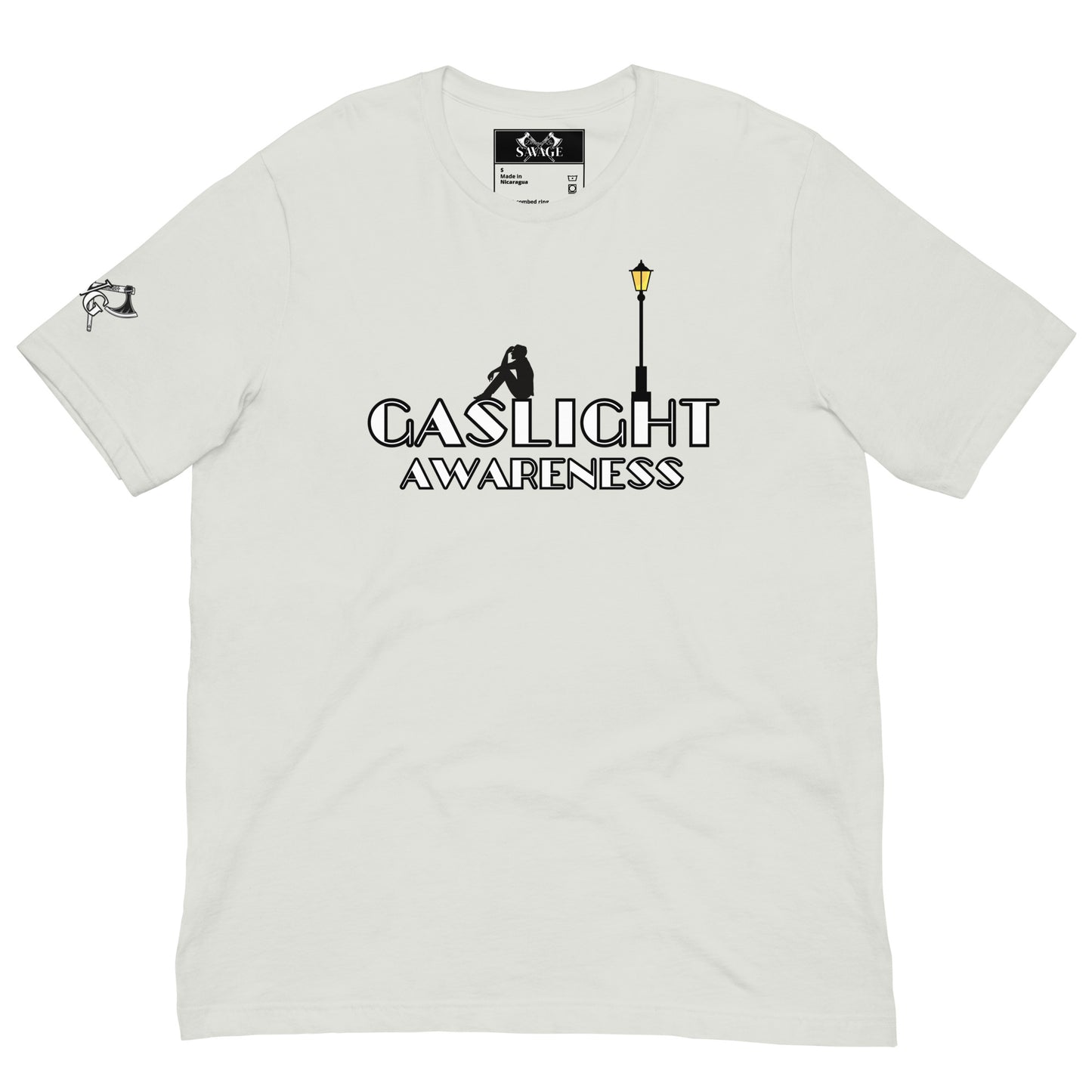 Gaslighting Abuse Awareness Tee - Isolated and Exhausted