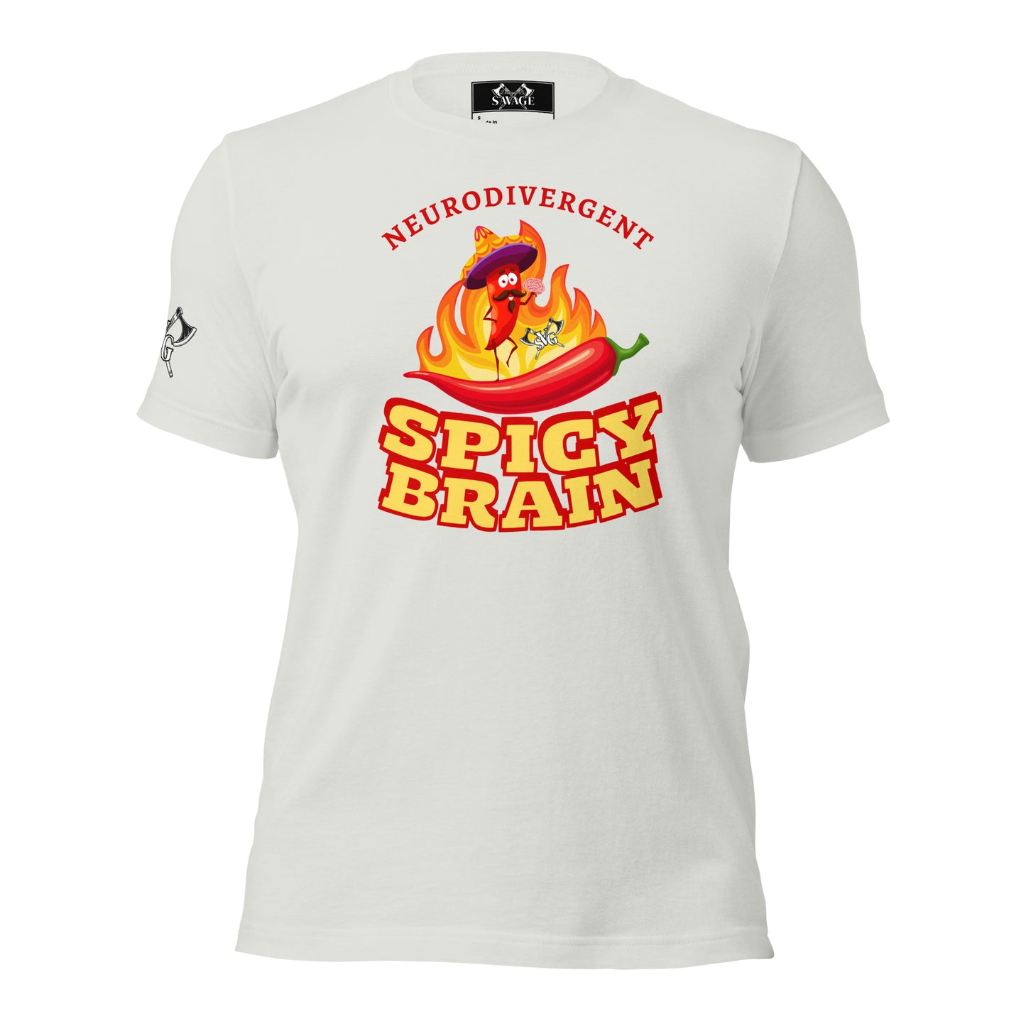 Spicy Brain Graphic Tee - Embrace Your Neurodiversity