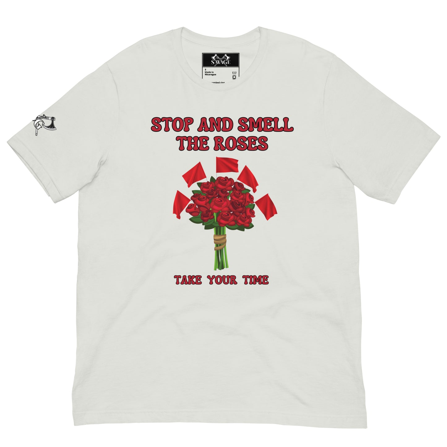 Red Flag Bouquet Tee