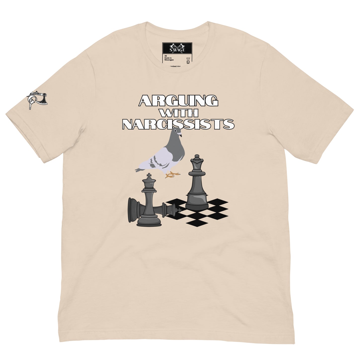 "Chess with a Pigeon" Tee: Arguing with Narcissists