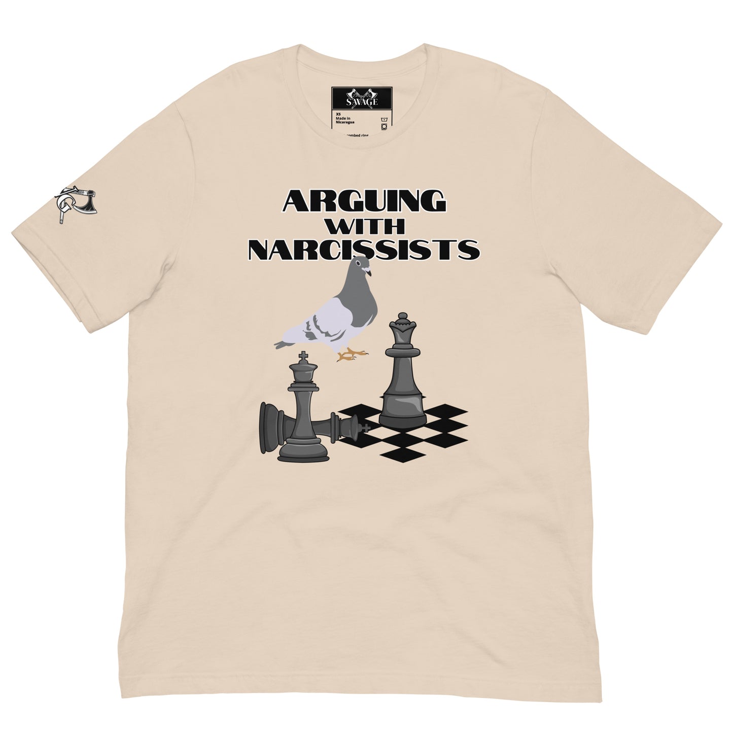 "Chess with a Pigeon" Tee: Arguing with Narcissists II