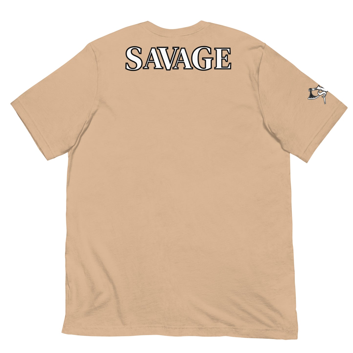 "Red Stacked Chips" Tee: Fight Like a Savage Through Life's Trials