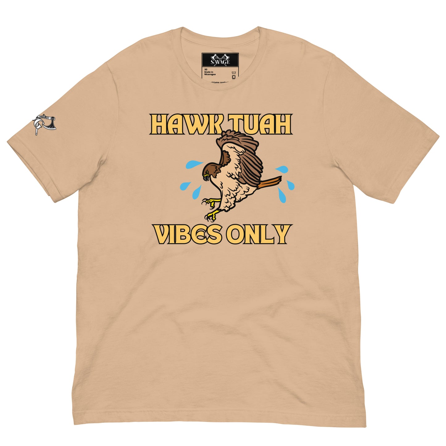 HAWK TUAH Vibes Only T-Shirt | Bold and Naughty Adult Tee