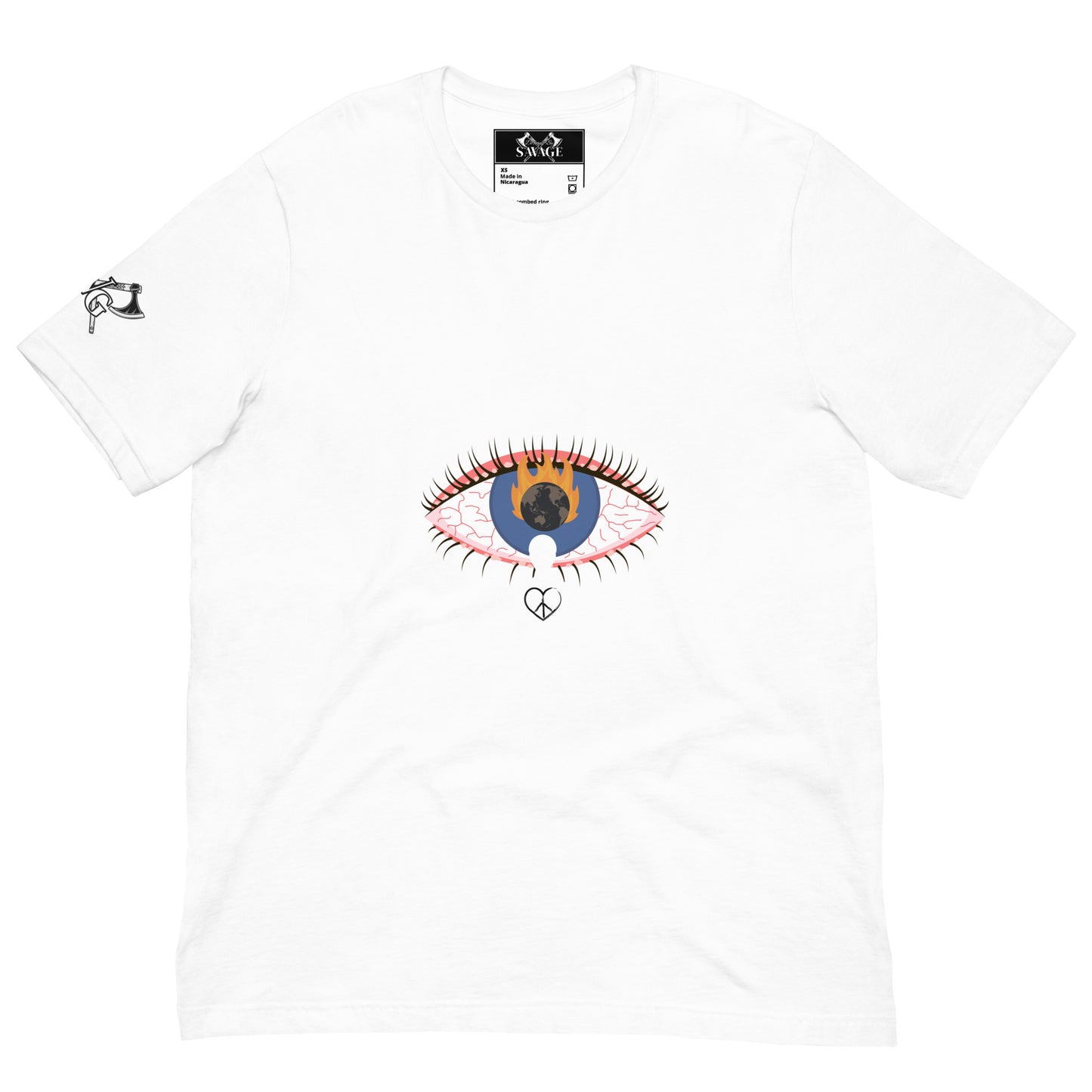 Narc Abuse Tee - Orwellian Eye Design Highlighting Narcissistic Abuse